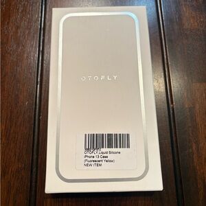 OTOFLY iPhone 13 Silicone Shockproof Slim Thin Phone Case  (Yellow)